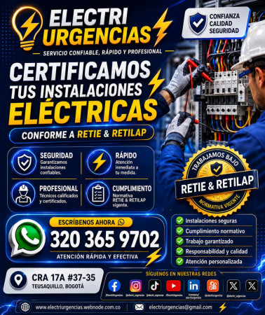 Certificaciones RETIE y RETILAP.